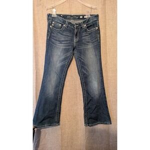 Miss Me Denim Jeans 5 Pocket Pattern Low-rise Size 31 Women's